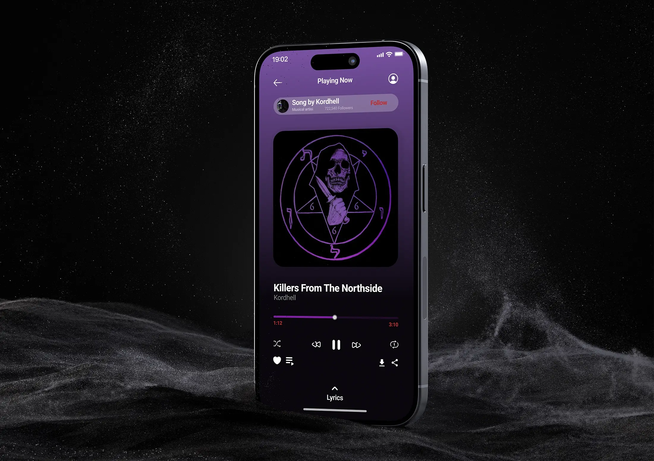 Music Player UI Design